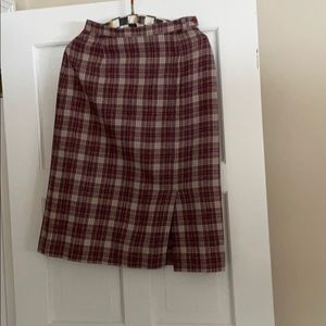 Pendleton skirt